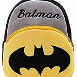 nitsha Kids School Bag Grey Yellow Batman Soft Plush Backpacks For Boys Girls Plush Bag-picture-14