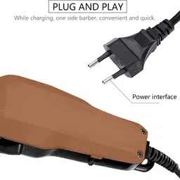 QGS Corded Electric Waterproof Professional Barbar approved Hair Clipper Beard Mustache Trimmer Powerful 9W Electric Razor (6 Month Warranty) 8848 Fully Waterproof Grooming Kit 0 minRuntime 4 Length Settings image 3