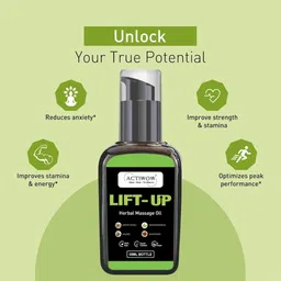 actiwow Lift-up Herbal Massage Oil for Men with Essential Oils - Cinnamon image 2