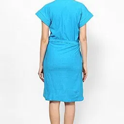 filmax® originals Turquoise Blue Large Bath Robe image 3