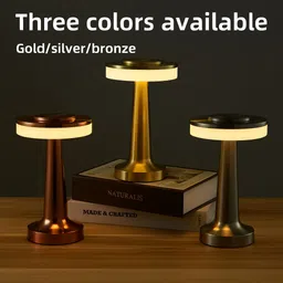 definite Touch Sensor Lamp 3 Modes Cold Warm Natural Rechargeable Battery Table Lamp image 4