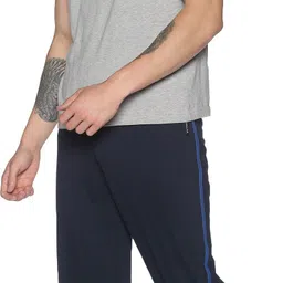 dollar Men Solid Black Track Pants image 5