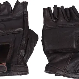 Genuine Leather Bike Riding Gym and Sports Gloves Riding Gloves-image-17