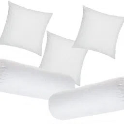 gtx Microfibre Bolster Pack of 5 Solid Diwan Set Of 3 Cushion & 2-picture-27