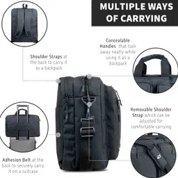 travalate Medium 30 L Laptop Backpack for Men 3 IN 1 Convertible Backpack for Office, Travel, and College image 3