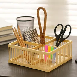 habereindia Spoon Organiser For Kitchen,Kitchen Utensils Stand & Spoon Holder For Dining Table (L20 X W20 X H27 Cm) image 1