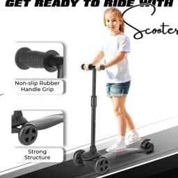 pandaoriginals Super Strong Foldable Scooter & Height Adjustable |WEIGHT : 50 KG| AGE 5-10 YRS image 2