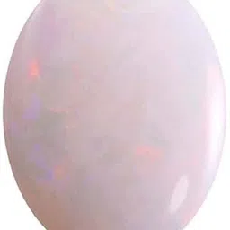 sidhgems 6.25 Ratti Natural Original White Opal (Austalian) Rashi Ratan for Astrology Opal Stone image 3