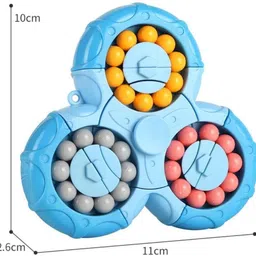 vivan 3-in-1 Rotating Bead Fidget Toy – Color Matching Puzzle Spinner for Kids image 2