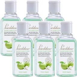 pearldew (Green Apple) | Aloe & Neem | Paraben Free 60 ml Hand Sanitizer image 1