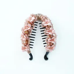Floral Crystal Studded Banana Clip for Hair Women Girls Kids, 4x2 Inch, Clutcher Banana Clip-image-26