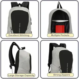 vb venture Small 20 L Laptop Backpack Lightweight 20L Travel Backpack Perfect for Travel, Gym, Laptop & Daily Use Bag image 4