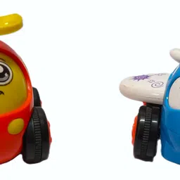 shiva Unbreakable Friction Powered Toy Set of Car, Train, Plane & Helicopter image 3