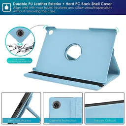 mjyk Flip Cover for Realme Pad 10.4 inch (2021 Released) 360 Degree Rotate Flip Cover image 4