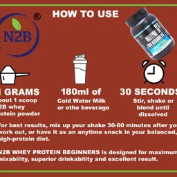 n2b N2BWPB2000 Whey Protein image 4