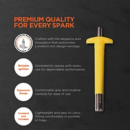 habitat Premium ABS Gas Lighter for Kitchen Ideal for Gas Stove Plastic Gas Lighter image 5