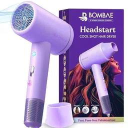 BOMBAE Ionic Hair Dryer, 1600W, Cool Air, 3 Temprature, 5X Faster Salon Blow Dry Hair Dryer-image-36