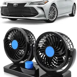 genipap Car Fan 12V 360 Head 2 Speed Quiet Strong for All Auto Vehicles-HNBI1833 Car Interior Fan-picture-26