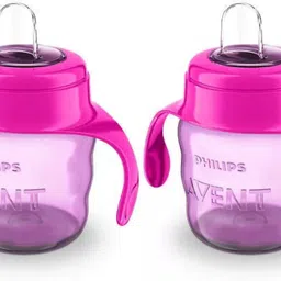 philips avent Avent Toddler Spout Cup With Twin Handle Pack of 2 pcs-picture-22