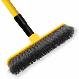 classy touch Tile Brush with Long Telescopic Handle for Cleaning Bathroom(23.22-38.58") Plastic Dry Brush image 3