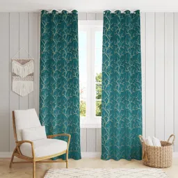 decorfy 274 cm (9 ft) Long Door Velvet Room Darkening Curtain (Pack Of 2)-picture-15