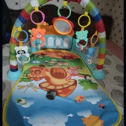 FK_Colorful Jungle-Themed Baby Gym with Music and Hanging Toys-image-1