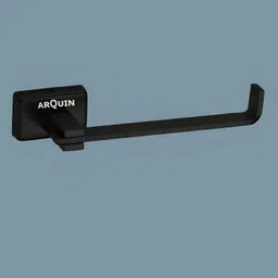 EVANEX Aroma Wall Mounted Toilet Paper Roll Holder (Black Matt, Pack of 4) Stainless Steel Toilet Paper Holder-image-21