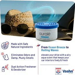 hp vaahn Aqua Air Freshener for Dashboard & Car Interior | Gel Based Car Perfumes Car Air Purifier image 3