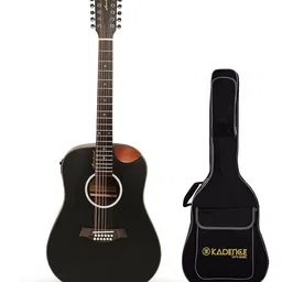 kadence 12 strings Slowhand Premium KSH04-12EQ(with Online Classes) Semi-acoustic Guitar Spruce Wood Rosewood Right Hand Orientation image 1