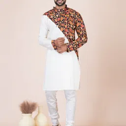 increaft Men Printed Pure Cotton Ethnic Dress image 5