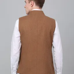 cantabil Self Design, Solid Men Waistcoat image 2