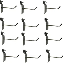 12 Pcs 10 inch Steel Gridwall Panel Jaali Display Hook Hanger for Shop Hook 1-image-29