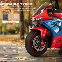 baybee Hetong Battery Operated Bike for Kids Ride on Toy with USB Bluetooth LED Lights Bike Battery Operated Ride On image 4