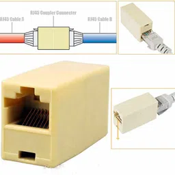 99Gems (PACK OF 5) RJ45 CAT5E CAT6 Couple Plug Network Ethernet LAN Cable Jointer Connector Adapter for Computer Cables & Connectors Lan Adapter Lan Adapter image 3
