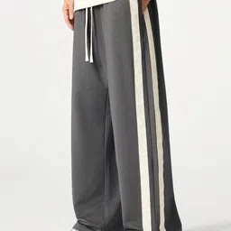 lothric Men Striped Grey Track Pants-picture-11