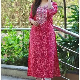 doli impex Women Printed Polyester Straight Kurta-picture-19