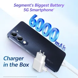 vivo T4 Lite 5G Charger in the Box (Prism Blue, 128 GB) image 2