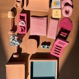 playbox Pool Side Villa Wooden Play Toy Set image 3