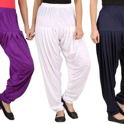 just try fashion Solid Viscose Women Harem Pants-picture-11