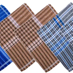 Solvia Men'S Multicolor Checks 100% Pure Cotton ["Multicolor"] Handkerchief-picture-23
