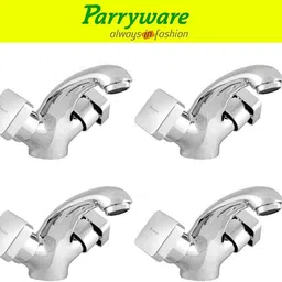Ritz Center Hole Basin Mixer Tap for hot and cold water set of 4 pic 343 Dual Handle Deck Mounted Faucet for Wash Basin Basin Mixer Faucet-image-49