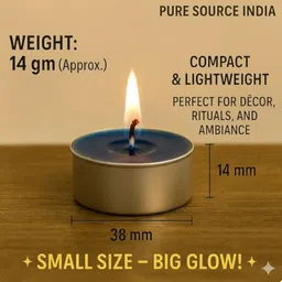 wojjoy Tea light candles Candle image 4