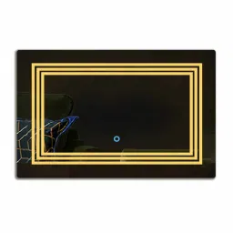 flair glass Trio Connect Sun Strip Warm White Light LED Wall Mirror image 2