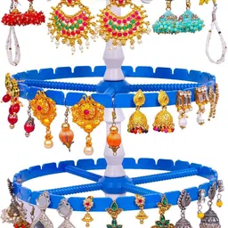 Plastic Bangle Holder Rack for Women – Space Saving Design Jewellery Organizer-image-43