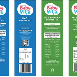 babyvita Rice Banana & Ragi Powder Mix | No Preservatives, No Added Vitamins & Minerals Cereal image 3