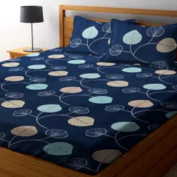 amrange 210 TC Cotton King 3D Printed Flat Bedsheet-picture-28