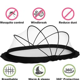 saheb bastralaya Tent-crib HDPE - High Density Poly Ethylene Washable Kids Mosquito Net image 2