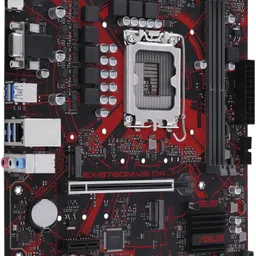 ASUS EX-B760M-V5-D4 LGA 1700Socket Micro-ATX Intel B760 Chipset DDR4 Motherboard for Desktop image 2