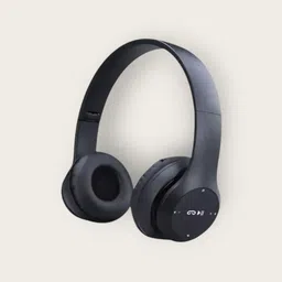 house of common Wireless Collapsible Headphones with Gold Bass Elements_FU Bluetooth & Wired Headset image 1