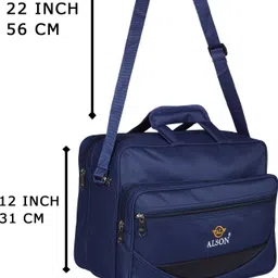 alson Men & Women Blue Messenger Bag image 3